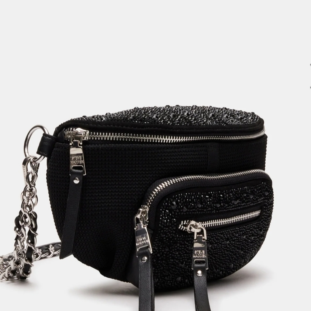 Steve Madden Maxima Black  Crossbody Bag